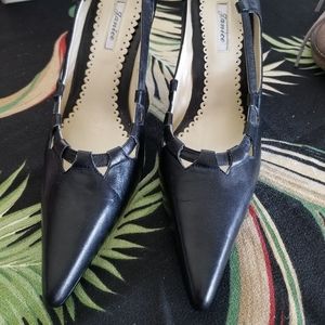 Black Sling back shoes